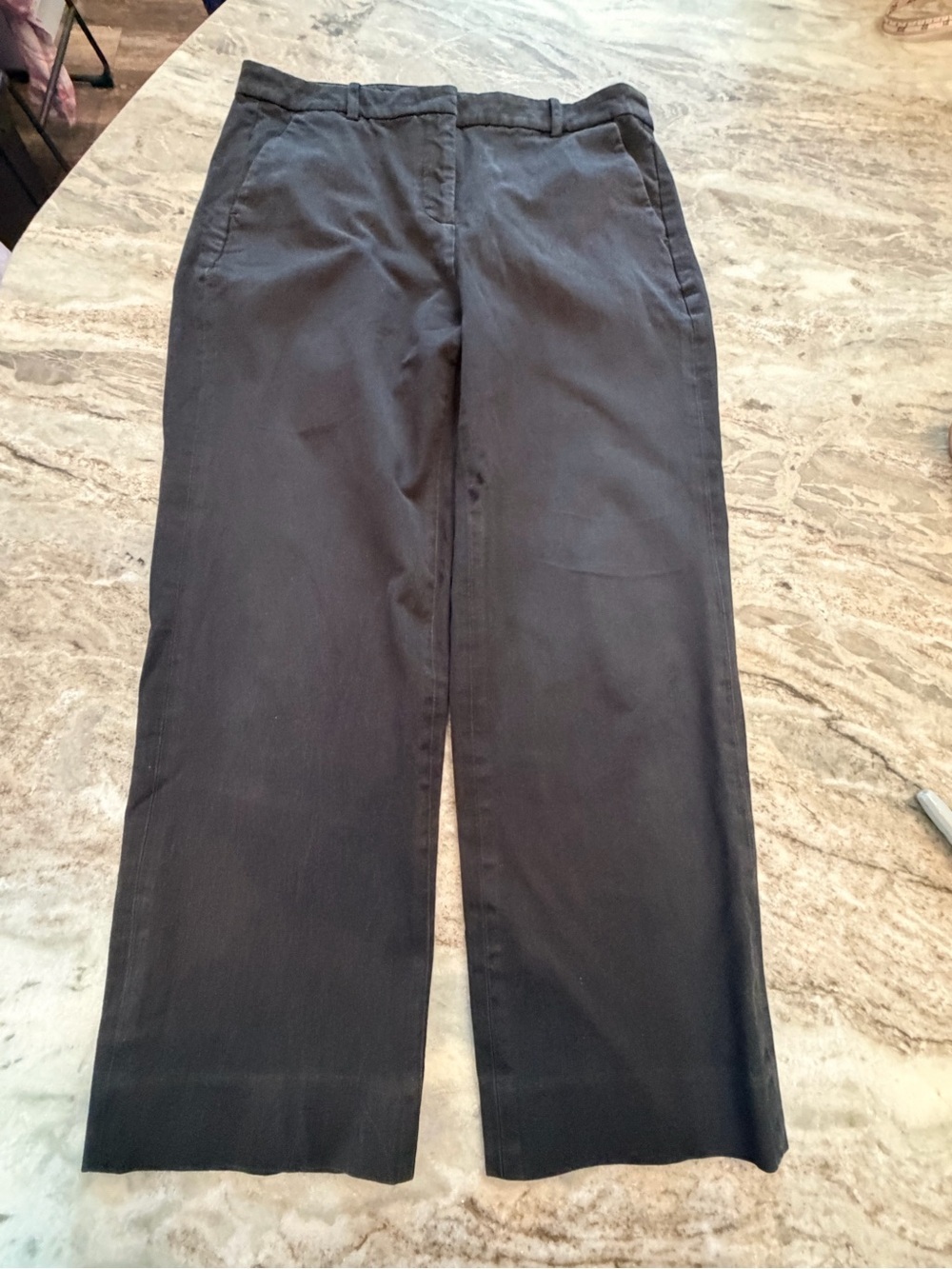 J.Crew Kallie Black Straight Leg Dress Pants Size 10